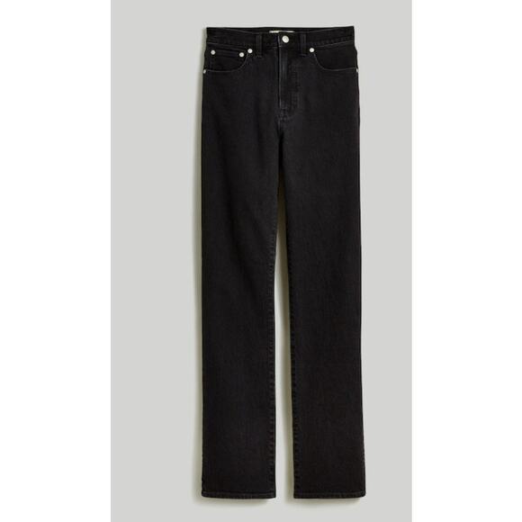 NWT Madewell The Tall '90s Straight Jean Black 24T - Picture 4 of 11